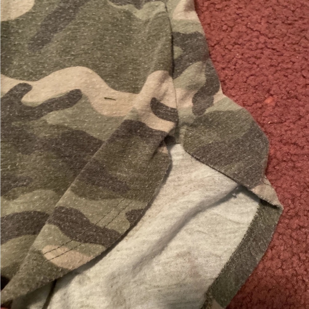 21 Saints Womens Camouflage Sleeveless Cropped Wide-Leg Jumpsuit Size S - Picture 11 of 16